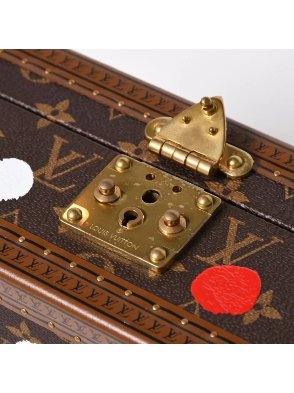 Louis Vuitton Super Rare Watch Trunk LV YK Yayoi Kusama Coffret